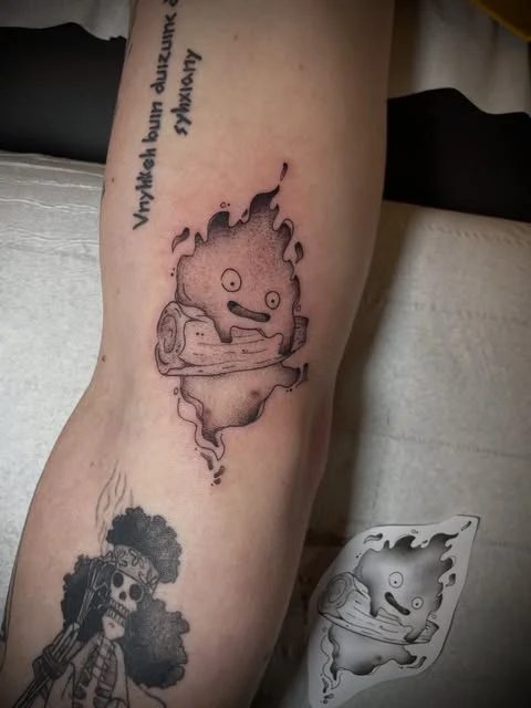 Tatouage de personnages de la culture geek